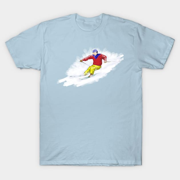 Ski T-Shirt by denip